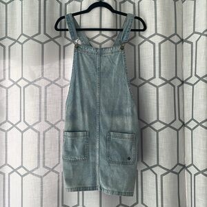 Roxy Denim Mini Overall Dress